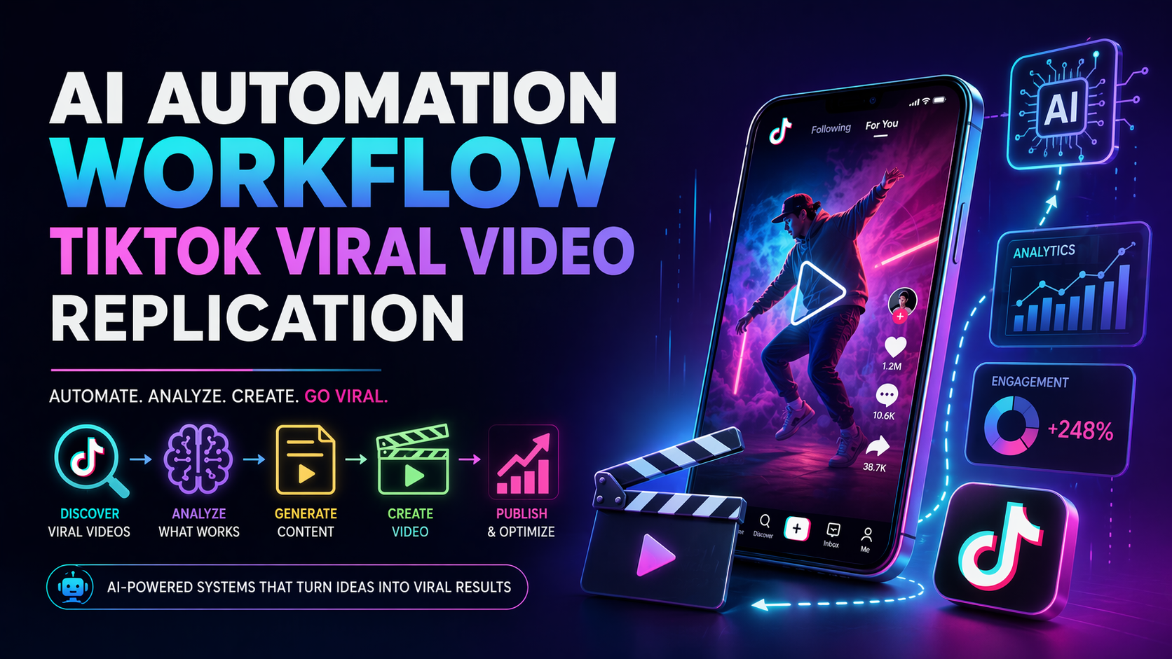 Cover image for AI automation workflow TikTok case study